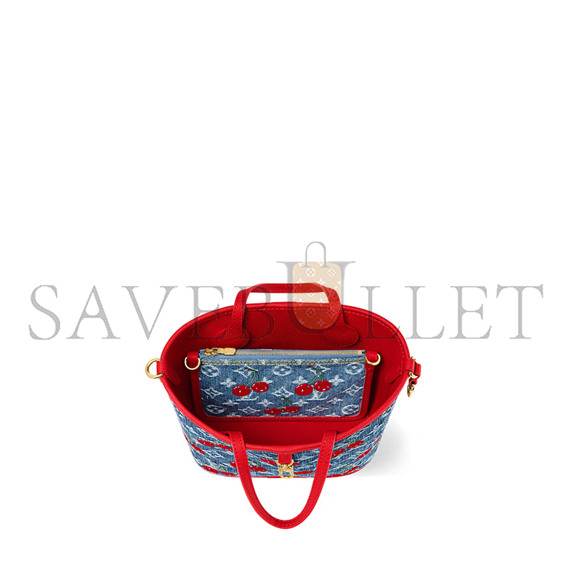 LOUIS VUITTON MURAKAMI LV X TM NEVERFULL INSIDE OUT BB M14997 (26*17*11cm) LOUIS VUITTON MURAKAMI LV X TM NEVERFULL INSIDE OUT BB M14997 (26*17*11cm)
